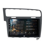 Navigatie Volkswagen Golf 7 (2012-2020) rama Silver 2GB RAM Android GPS Wi-FI Carplay Android Auto USB Bluetooth Radio Waze Touchscreen 10.1 inch