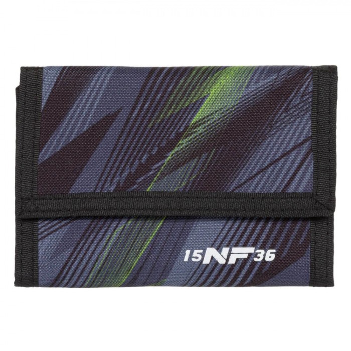 Portofel Sport, 15NF36, Compartimente Bancnote și Permis, Negru/Gri