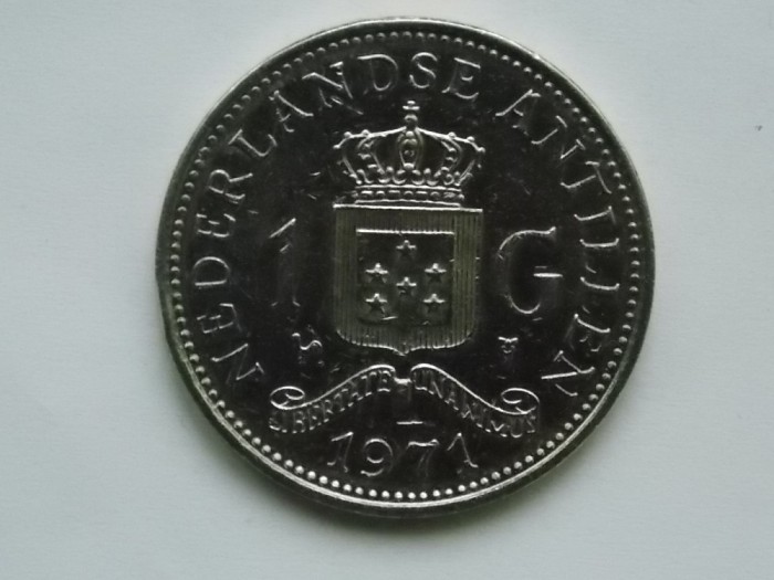 1 GULDEN 1971 ANTILELE OLANDEZE