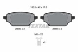 TEXTAR 2665401 Q+ set placute frana,frana disc