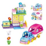 Set Cuburi de Construcție &Icirc;nghețată &amp; Dulciuri, 51 de Piese, Multicolor, CMCLASS