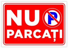 Semn pentru parcare nu parcati foto