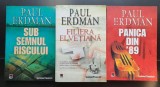 3 titluri PAUL ERDMAN: Sub semnul riscului / Filiera elvețiană / Panica din &#039; 89