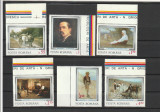 ROMANIA 1976 LP 929 REPRODUCERI DE ARTA NICOLAE GRIGORESCU SERIE MNH NESTAMPILATA, Nestampilat