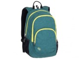 Rucsac ergonomic pentru scoala Fusion Green,48x30x24 cm, Pulse