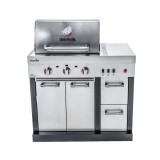 Bucatarie exterioara modulara Char-Broil Ultimate 3200 140906 TRU-Infrared gratar pe gaz 3 arzatoare inox non-magnetic