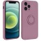Husa protectie flippy compatibila cu huawei p40 lite e liquid silicone ring cu suport rotativ mov