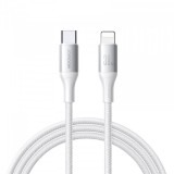 Cablu Date si Incarcare USB-C - Lightning Joyroom S-A28 Flash, 30W, 1m, Alb