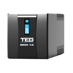 UPS 2200VA 1250W cu Stabilizator si Management, 3x Schuko, Ecran LCD si 4x Acumulator 12V 7Ah, TED Electric TED004666