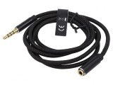 Cablu Audio Jack 3.5mm 4-Pin 1m Negru