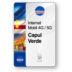 eSIM Internet Cabo Verde, valabil 30 zile, trafic 10 GB, Premium