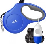 Set lesa si 3 role de saci menajeri pentru caine TwoEar , plastic, albastru, 18,5 x 12 x 3 cm
