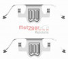 Set accesorii, placute frana BMW X5 (E70) (2007 - 2013) METZGER 109-1695