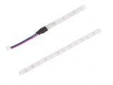 Bandă LED RGB 4,5W IP65 5V 60 diode 1004x6mm