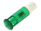 Lampă de control LED plată verde deschis &Oslash;10mm - APEM