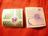 Serie CIAD 1963 Telecomunicatii , 2 valori, Nestampilat