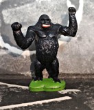 Animale plastic Africa zoo figurine gorila biped postament vopsea originala 5 cm Britains vintage T1