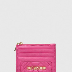 Love Moschino portofel femei, culoarea roz