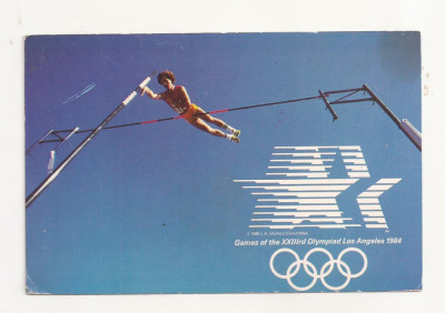 FA27-Carte Postala- SUA - Olimpiada, Los Angeles 1984, circulata 1984 foto