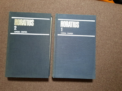 HORATIUS -OPERA OMNIA - 2 volume CARTONATE RF14/0 foto