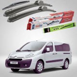 Cumpara ieftin Ștergătoare Citro&euml;n Jumpy II G9 2007-prezent 2-Doors | Set Față și Spate Flat &ndash; TeamCar&reg;