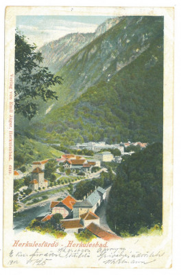 4926 - Baile HERCULANE, Caras-Severin, Litho - old postcard - used - 1902 foto