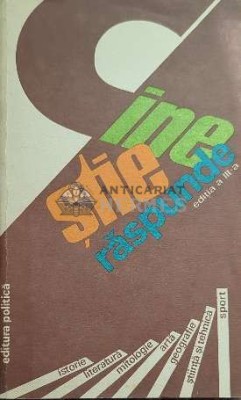 Cine stie raspunde! - 1977 - Mihai Ferascu ($C129) foto