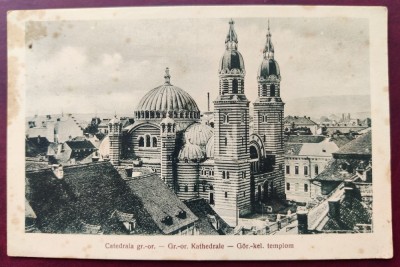 Sibiu - Hermannstadt - Nagyszeben - Catedrala ortodoxa - aprox. 1926 - printata, necirculata, Editura Drotleff foto
