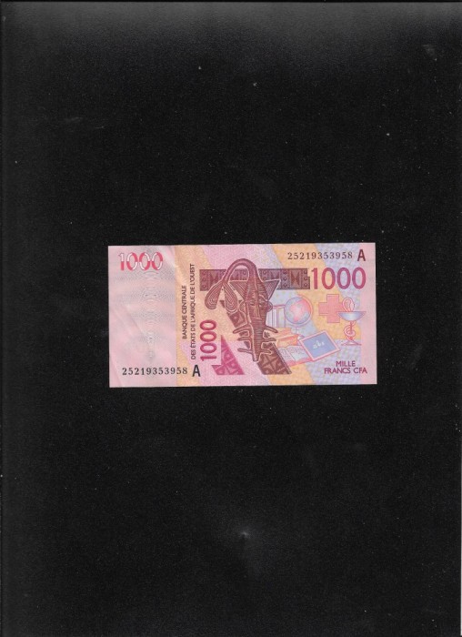 Statele Africii de Vest Coasta de Fildes 1000 1.000 francs CFA seria25219353958