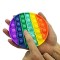 POP It cerc Jucarie antistres Push pop Bubble Curcubeu
