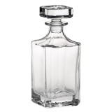 Sticlă Pentru Lichior, Model Patrata, Transparent, Capacitate 750ml, Oem