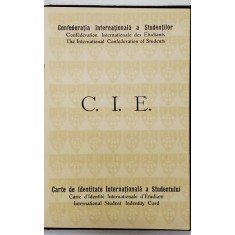 CARNET DE IDENTITATE INTERNATIONALA A STUDENTULUI POPP MARIA , 1931
