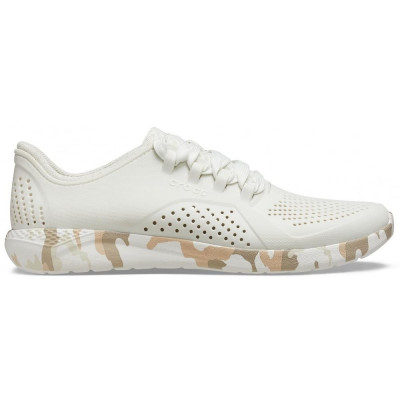 Pantofi Crocs Men&amp;#039;s LiteRide Printed Camo Pacer Alb - Almost White foto