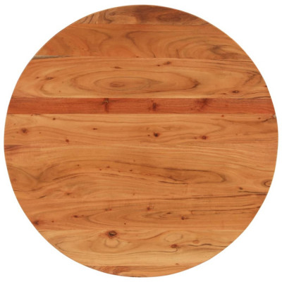 vidaXL Blat de masă rotund, &amp;Oslash;80x2,5 cm, lemn masiv de acacia foto