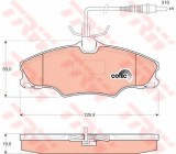 Set placute frana,frana disc PEUGEOT 406 Estate (8E/F) (1996 - 2004) TRW GDB1193