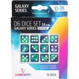 Set 12 Zaruri Gamegenic - Galaxy Series - D6 16 mm - Neptune