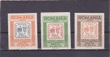 ROMANIA EXIL 1962 CENTENARUL TIMBRULUI POSTAL AL PRINCIPATELOR ROMANE,NED. MNH!