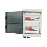 Tablou sigurante de protectie echipat 380V pentru sisteme fotovoltaice 5-10KW DC/AC cu 2 siruri/stringuri