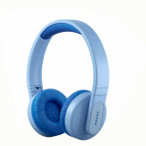 Cumpara ieftin Casti audio On-Ear pentru copii Philips TAK4206BL/00, Wireless, Bluetooth, Autonomie 28h, Albastru