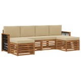 vidaXL Seturi de canapele Lemn Solid de Acacia 3384684