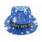 Palarie Happy New Year, albastra cu stele