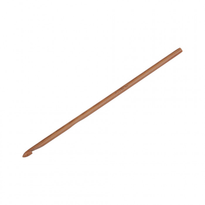 Croseta din bambus nelacuit Crisalida, marime 4.5 mm, lungime 15 cm, Natur
