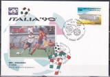 Italia 1990 - Cupa Mondială de fotbal - Stadionul din Milano, FDC, Stampilat