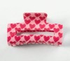 Clama Par Roz Inimioare Rosii SaraTremo, Gheare, Accesorii Coafor, Valentine&#039;s Day, Prindere Fermă, Damă, Zi/Ocazie Specială