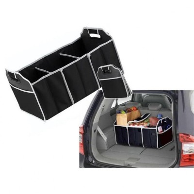 Organizator pentru portbagaj auto pliabil 2 in 1 foto