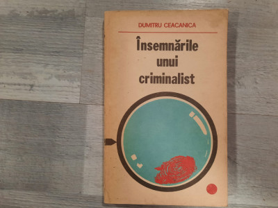 Insemnarile unui criminalist de Dumitru Ceacanica foto