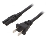 Cablu Alimentare IEC C7 NEMA 2m Negru