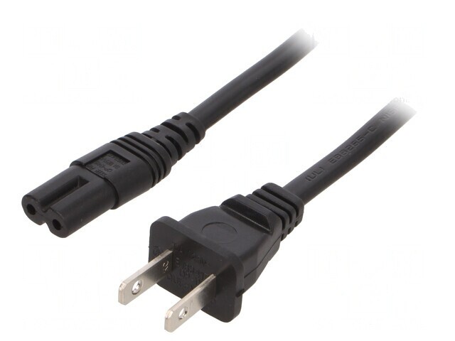 Cablu Alimentare IEC C7 NEMA 2m Negru