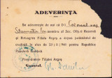 HST A2314 Adeverință jurăm&acirc;nt RPR 1948 Argeș semnat olograf general Gh Dănilă