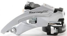 Schimbator Fata Shimano Tourney Tx800-Tsm6, Tragere Dbl, Sus34.9 31.8, Pt 42 48T, Pt 7 8V foto